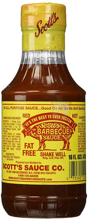 Scott's BBQ Sauce Hot 16 oz